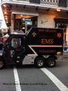 EMS cart in French Quarter