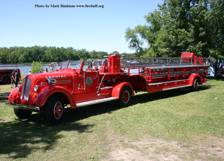 1946 Bickle Seagrave Tiller Ladder (ex Lachine, Quebec)